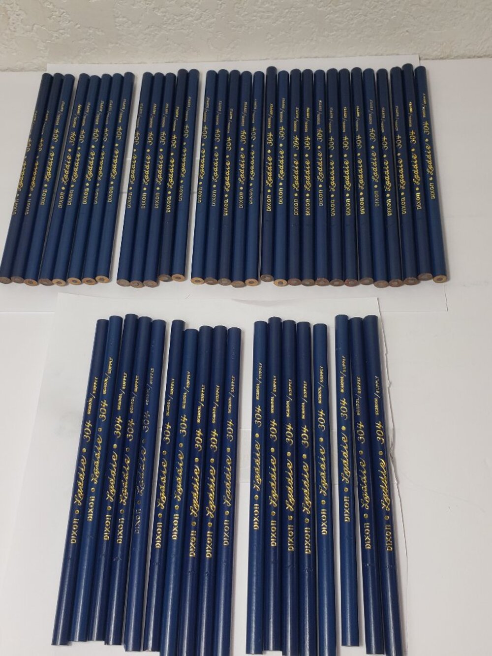 49 Laddie Blue Pencils by Dixon Vintage Lot of 49 New